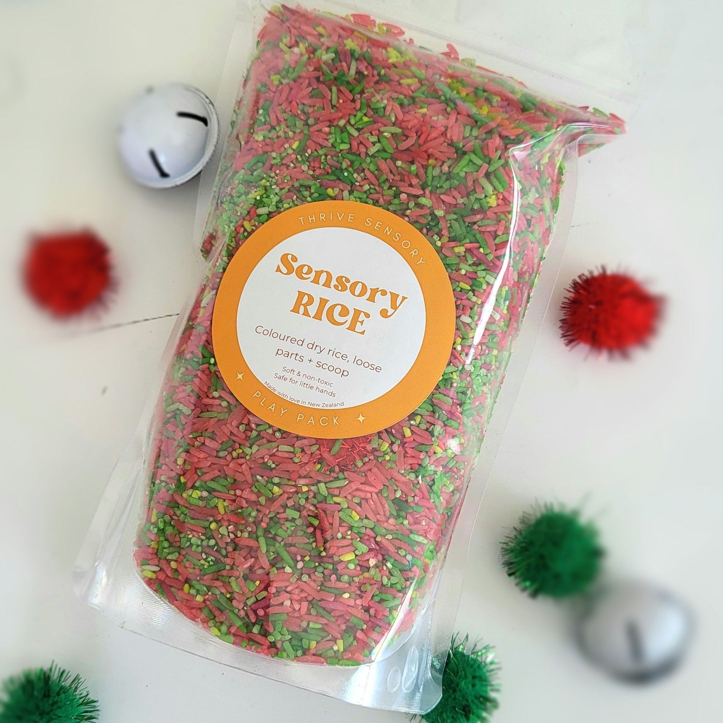 Christmas Sensory Rice Pack