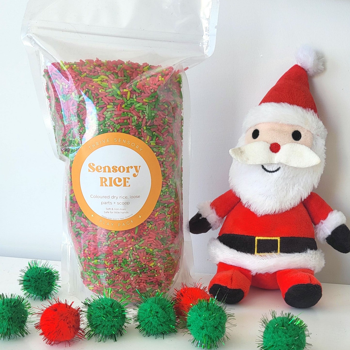 Christmas Sensory Rice Pack